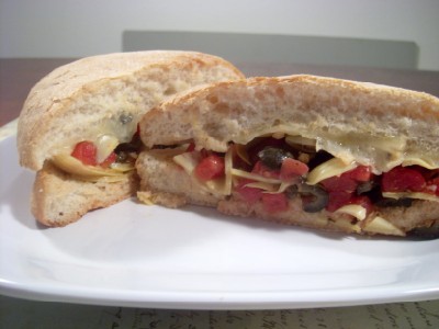 Antipasto Vegetarian Sandwich